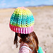 V-Puff Beanie pattern 