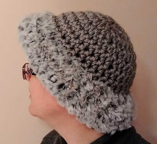 Ravelry: Faux Fur Trimmed Hat pattern 