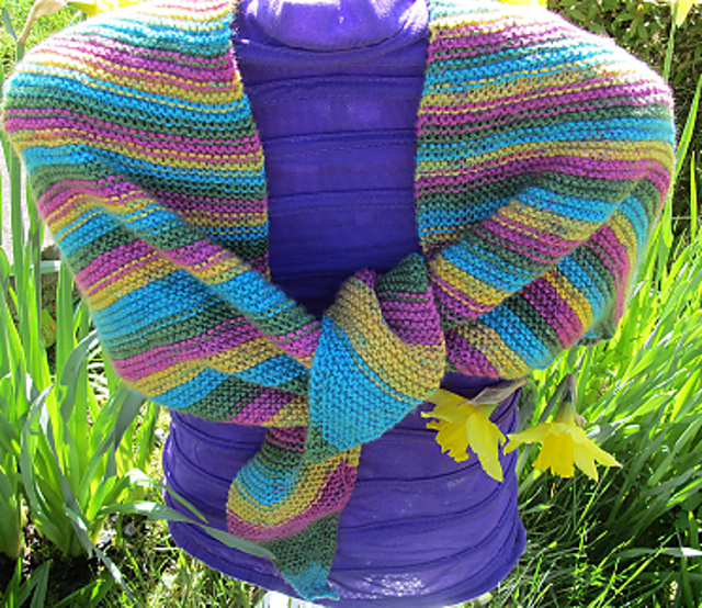 ravelry simple shawl