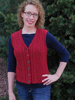 Ravelry: Hawthorne Vest pattern by Marilyn King