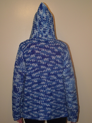 Crochet Hooded Sweatshirt photo 5