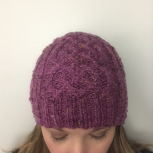 Ravelry Celtic Cable Knit Hat pattern by Christina Fassbender