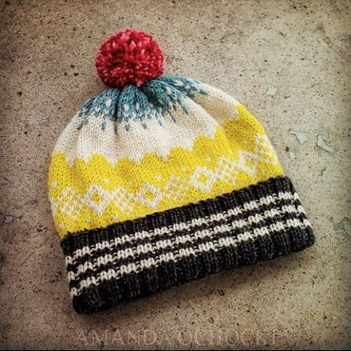 Ravelry Fruit Salad Hat pattern by Midori Hirose