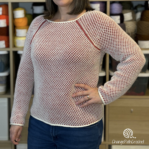 Duotone Tunisian Raglan