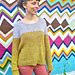 Cotton Color Block Sweater pattern 