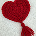Tassel Heart Coasters pattern 