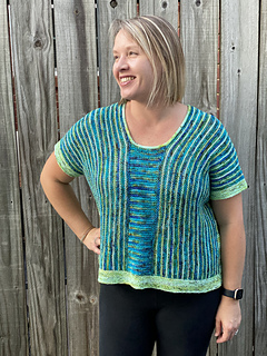 Size 6 hip length, shown with 16” (40 cm) of positive ease