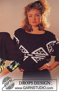 Ravelry: 6-7 Sweater with African pattern pattern by DROPS design