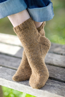 Simple Toe-Up Socks Using The Fibre Co. Amble – Churchmouse Yarns & Teas