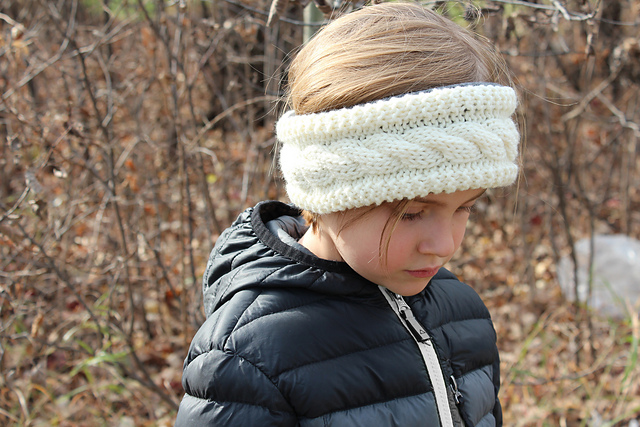 KMystic Plain Adjustable Winter Cable Knit Headband KMystic Plain Adjustable Winter Cable Knit Headband