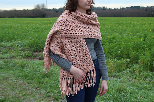 Wildflower Chunky Shawl photo 4