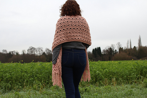 Wildflower Chunky Shawl photo 6