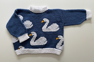 Ravelry: Swan Sweater pattern by The Knitty Brit