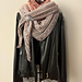 Flat Triangular Scarf "Opora" pattern 