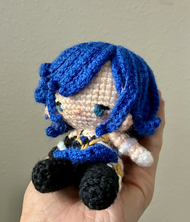 Yelan Pattern Ravelry: Yelan Chibi (Genshin Impact) pattern by clynae 2