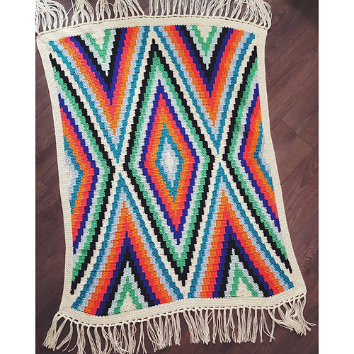 Ravelry Modern Bohemian Blanket pattern by Susan E. Kennedy