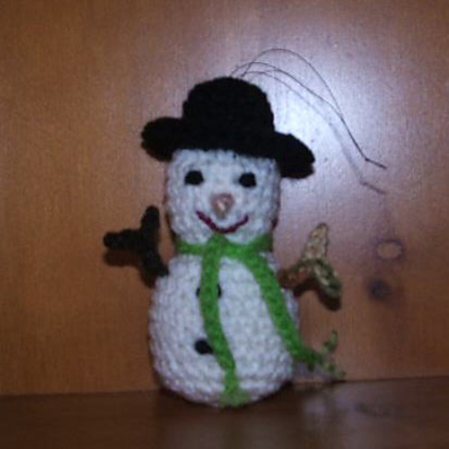Snowman Ornament 4 1/2" photo 2