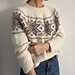 Nordic Snowflake Sweater Chunky pattern