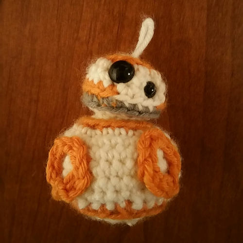 Ravelry: Mini BB8 Amigurumi Star Wars pattern by Jennifer Mayer