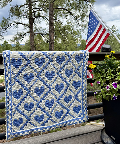 Big Heart Baby Blanket
