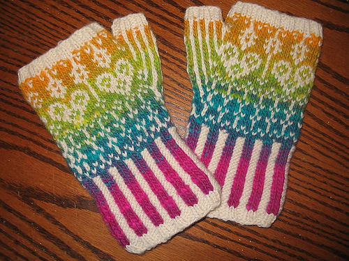 Companion Mitts- Coordinate with Fair Isle Tam photo 1