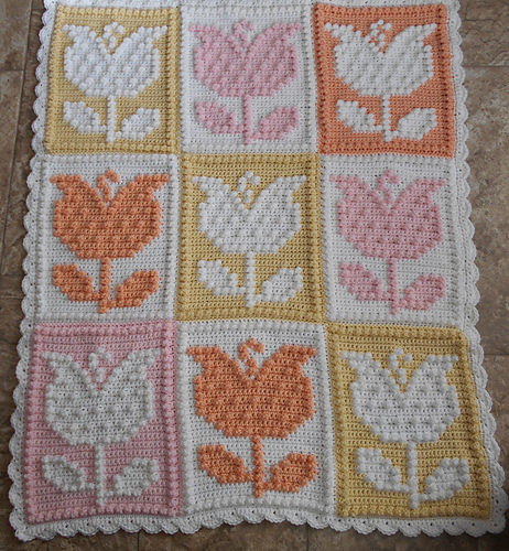 Tulip blanket