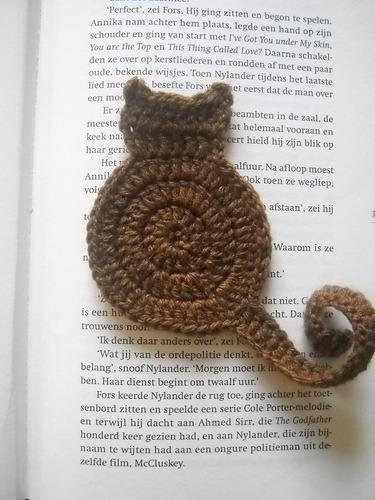 Cat-bokmerke - colourbleu