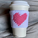 Sweetheart Cup Cozy pattern