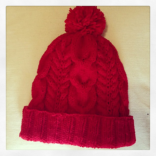 Pompom Aran Hat アランのポンポン帽 다른 모습 2