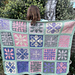 Blooming Tiles Blanket pattern 