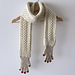 I Want to Hold Your Hand Scarf pattern 