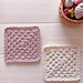 Granny square coaster pattern