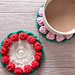 Rose coaster pattern