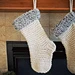 Alpine Cabin Christmas Stocking pattern 