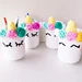 Portalápices Unicornio pattern 