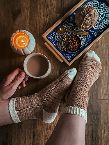 Chai Latte Socks