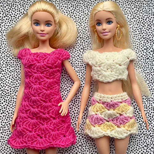 Barbie Shell Stitch Outfits