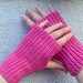 Easy Knit Ribbed Mitts pattern