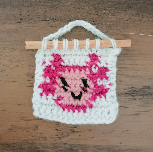 Mini Axolotl Tapestry