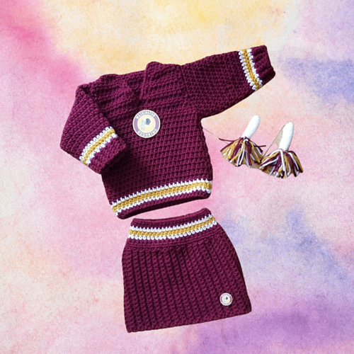 Ravelry Baby Cheerleader Outfit pattern by DWC