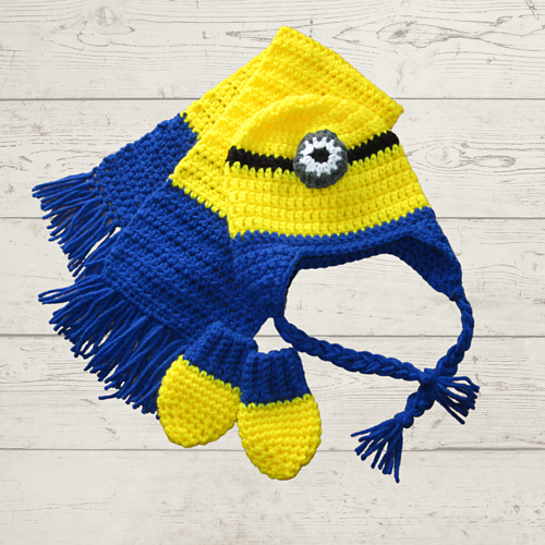 Ravelry: Minion Hat Set pattern by DWC