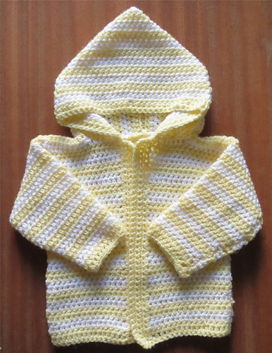 Boys Hooded Button Front Chunky Crochet Cardigan photo 6