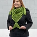 Mermaid Triangle Scarf pattern 