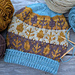 SoCal Fiber Fair 2025 Beanie: Leaves of Change pattern 