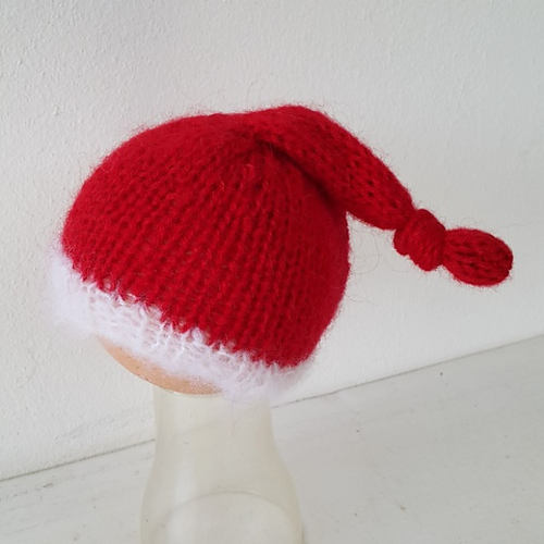 Ravelry Top Knot Baby Beanie pattern by Crafty Stuff Baby Knits