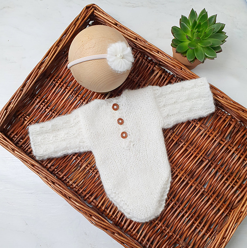 Cotton Stuff Romper For Baby Boy In Beautiful Design With Bow