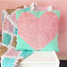 Geometric Heart Cushion pattern 