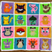 Pokemon Inspired Blanket pattern 
