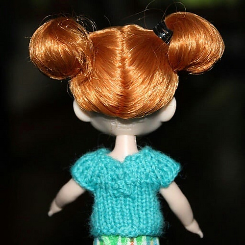 Placket Tee for Tiny Rag Dolls photo 12