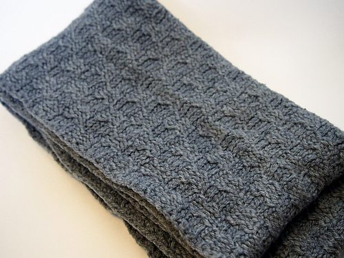 Slip Stitch Basket Weave Scarf photo 2